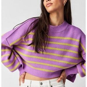 Free People Easy Street Stripe Crop